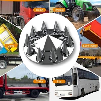 Aluminum 10-Lug Truck Axle Cover Kit high quality